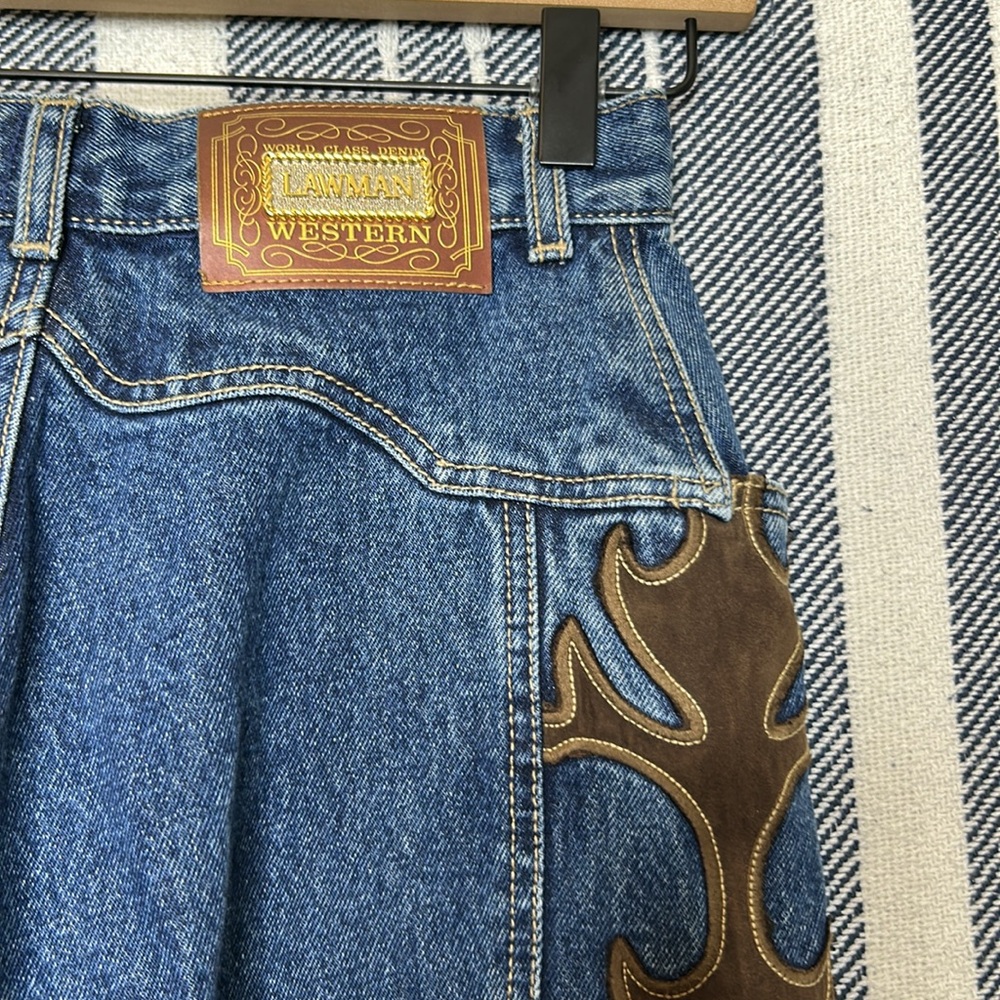 Vintage Lawman Western Denim Jeans - Picture 4 of 4